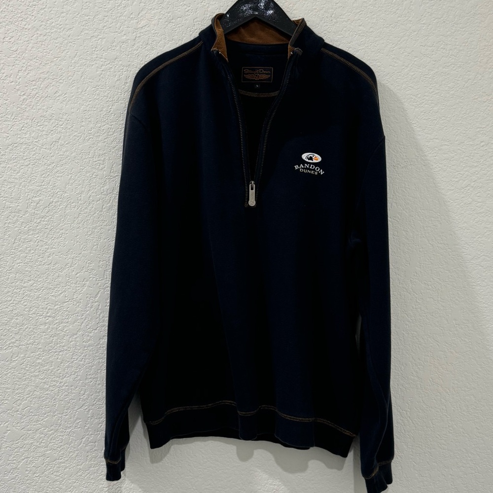 Straight Down Bandon Dunes 1/4 Zip Sweatshirt